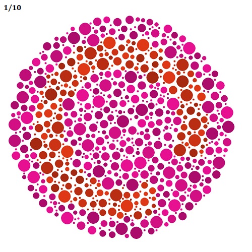 test ocular online pentru daltonism